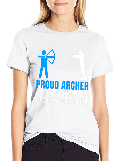 Proud Archer Zombie Humor T-Shirt