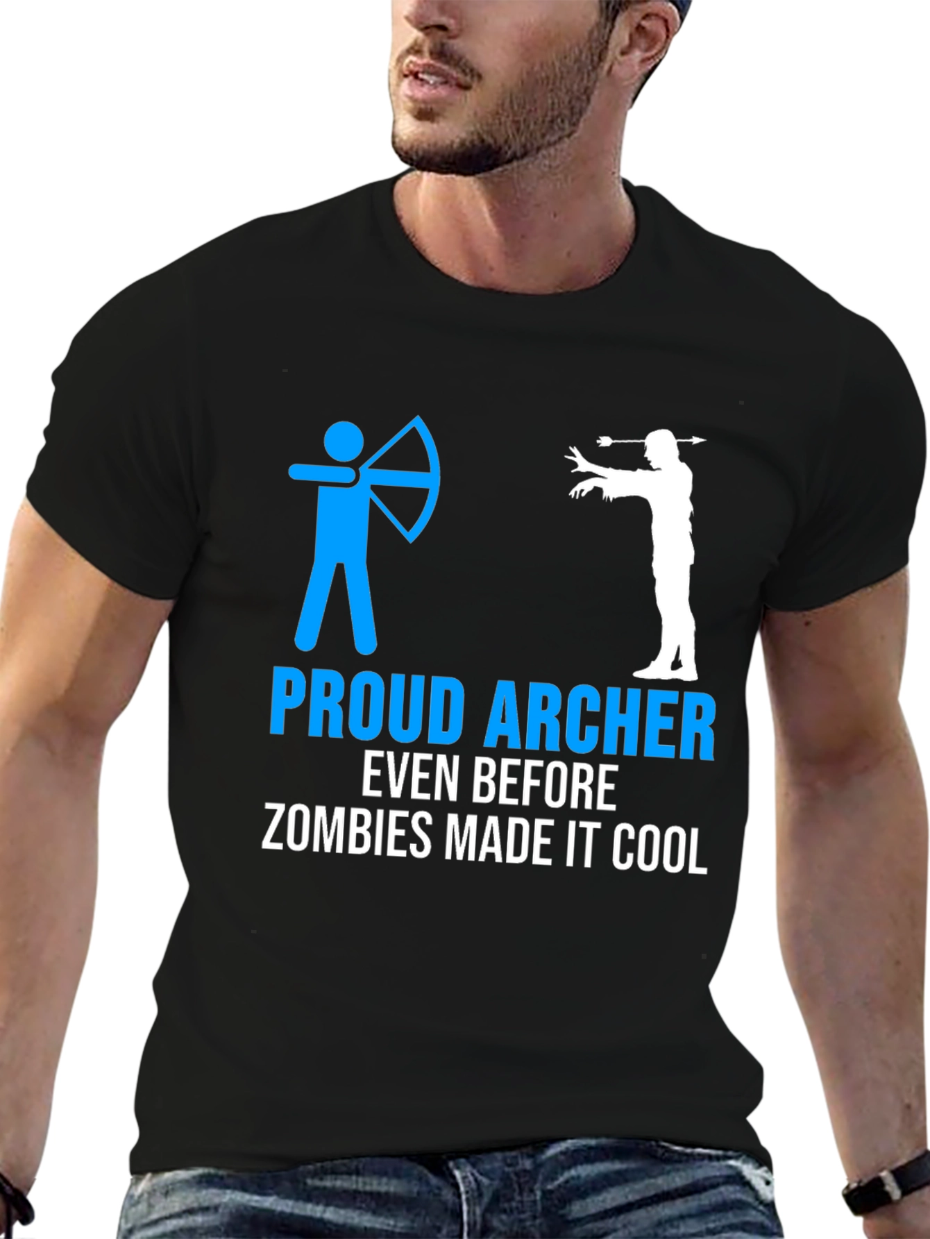 Proud Archer Zombie Humor T-Shirt