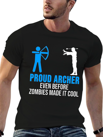 Proud Archer Zombie Humor T-Shirt