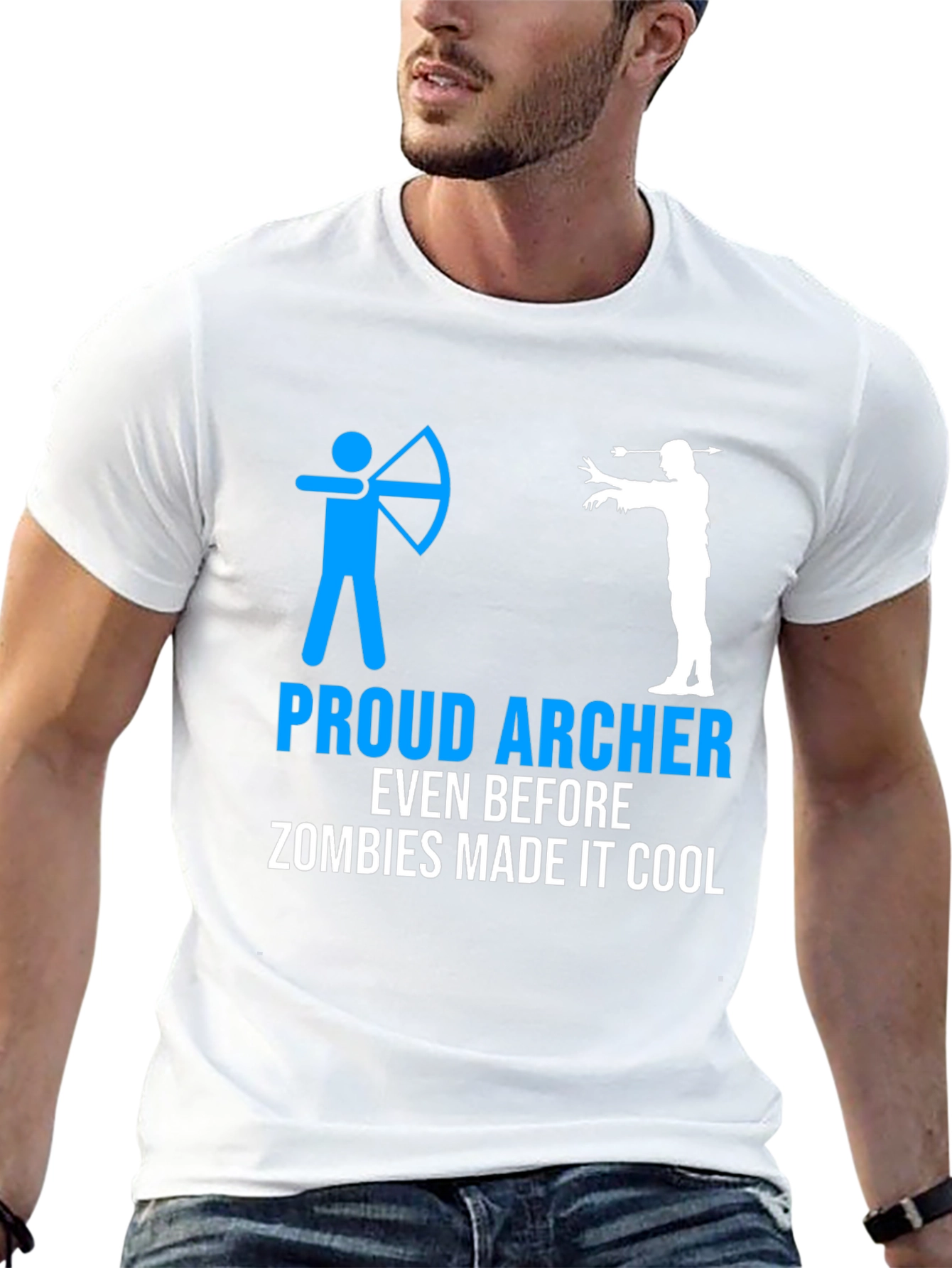Proud Archer Zombie Humor T-Shirt