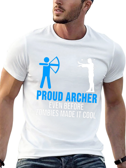 Proud Archer Zombie Humor T-Shirt