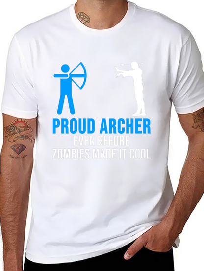 Proud Archer Zombie Humor T-Shirt
