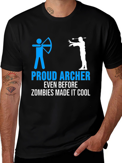 Proud Archer Zombie Humor T-Shirt
