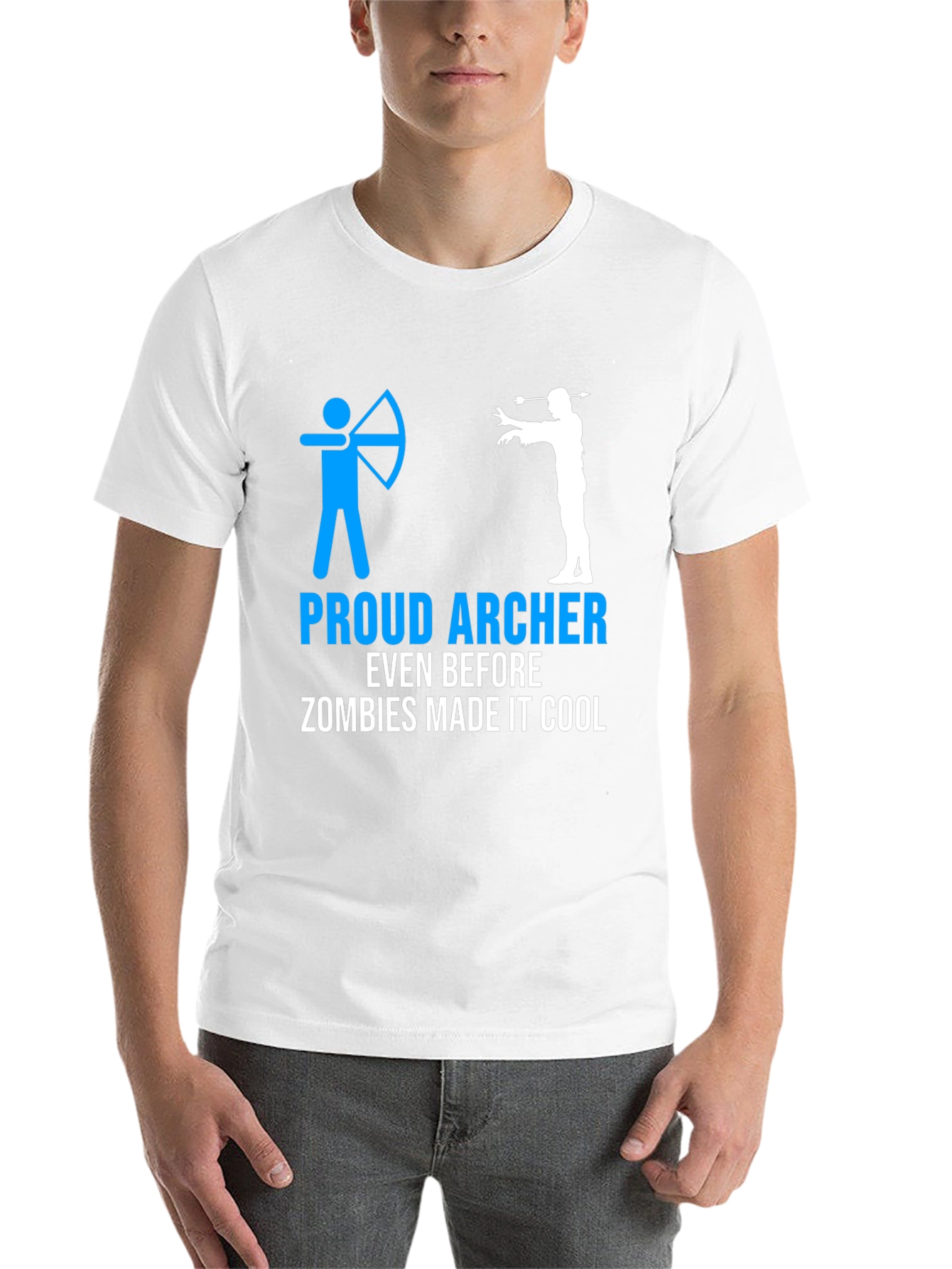 Proud Archer Zombie Humor T-Shirt