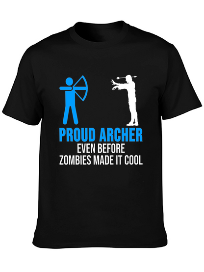 Proud Archer Zombie Humor T-Shirt