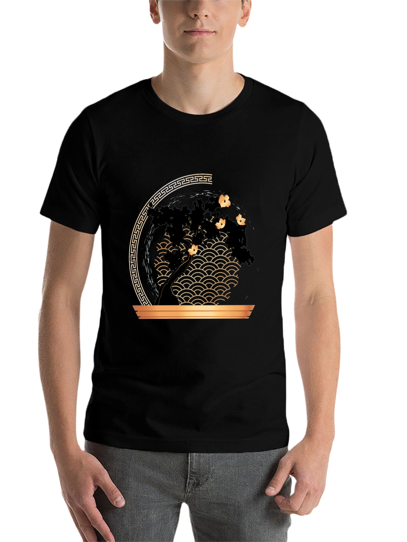 Bonsai Tree Graphic Print T-Shirt