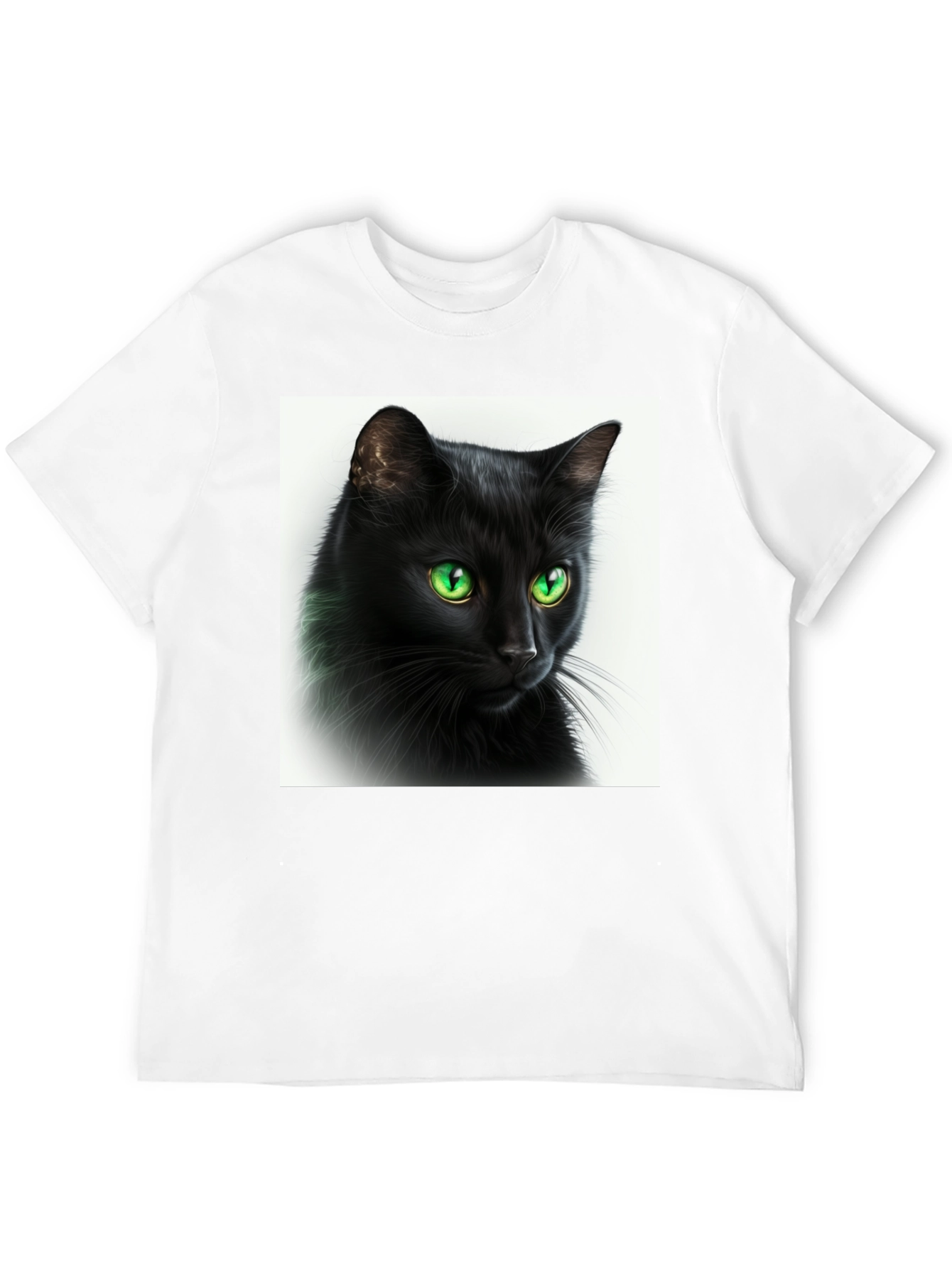 Black Cat Graphic Tee - Soft Cotton Comfort