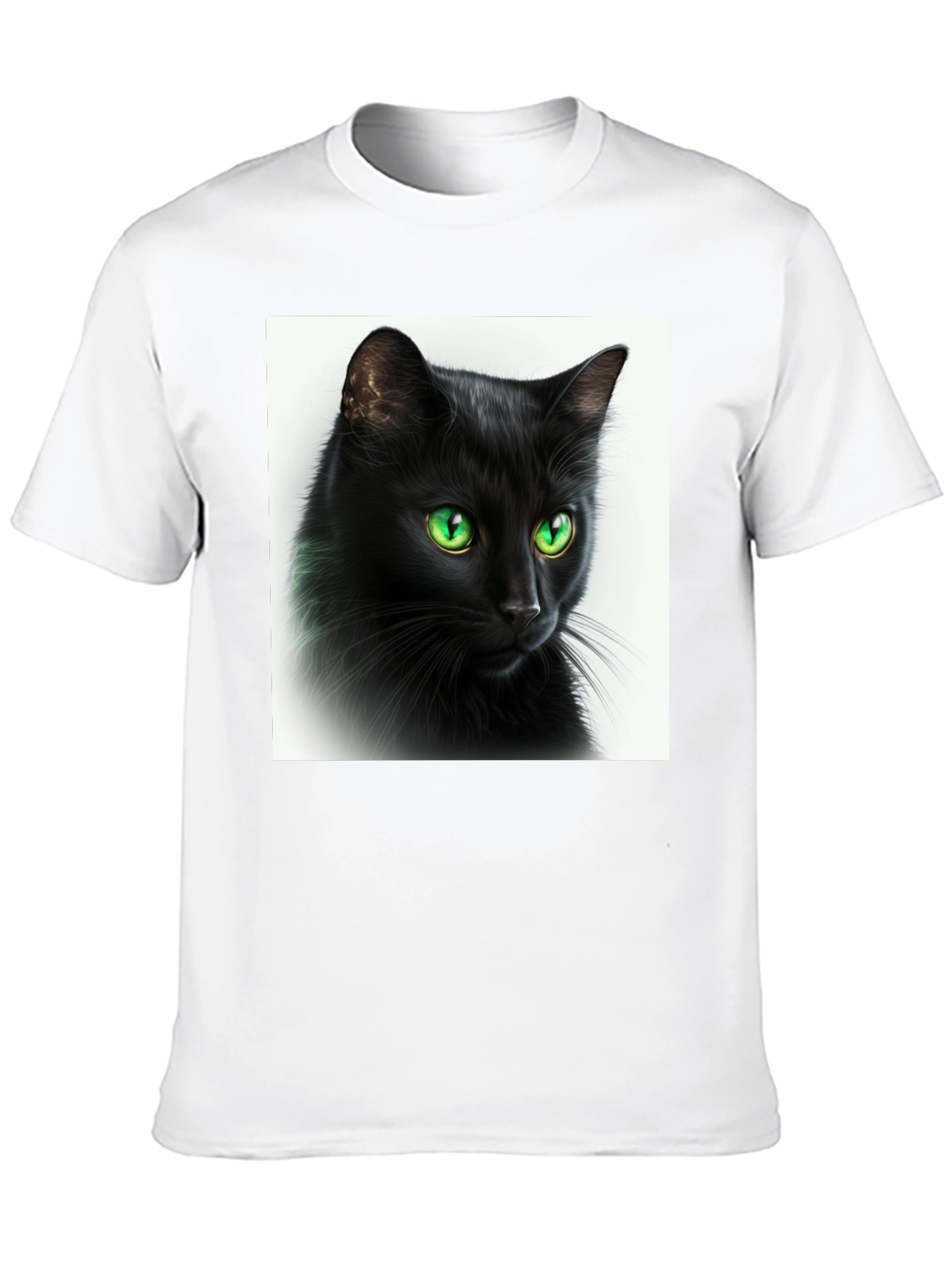 Black Cat Graphic Tee - Soft Cotton Comfort