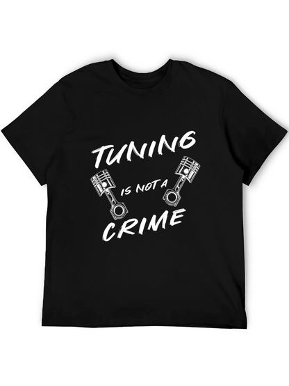 Tuning Is Not A Crime Black T-Shirt