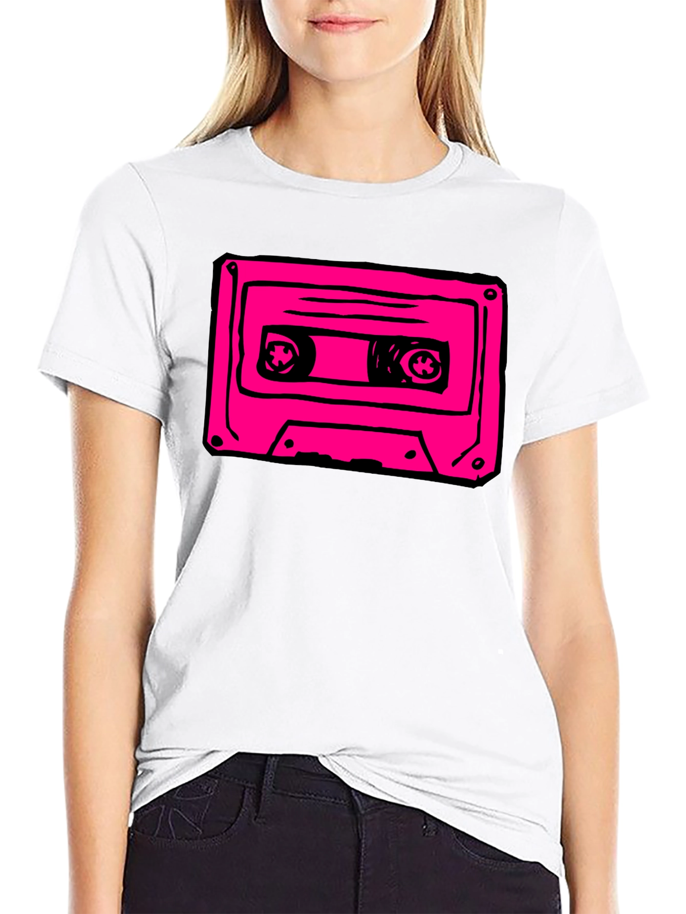 Retro Cassette Tape Graphic T-Shirt