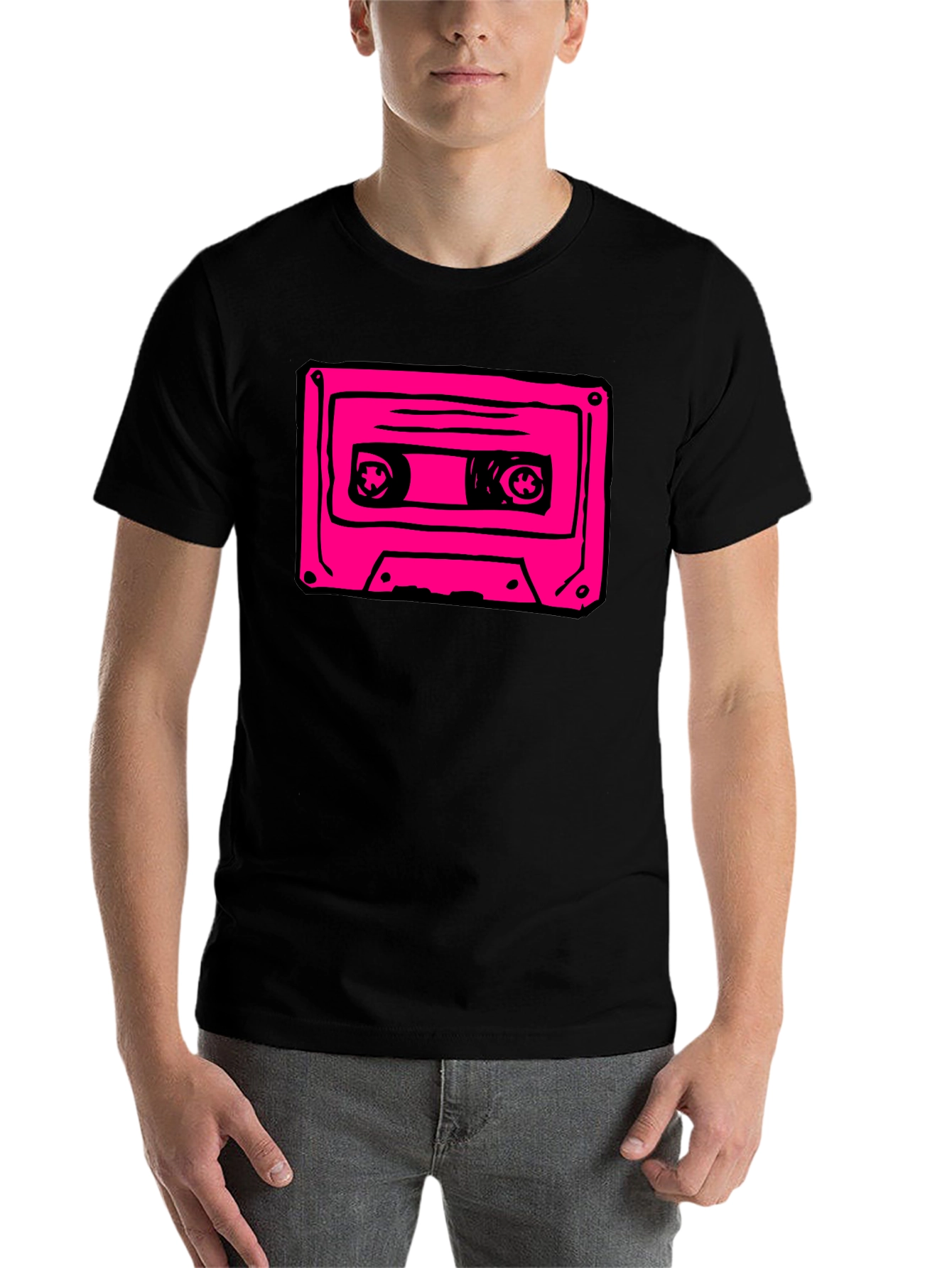 Retro Cassette Tape Graphic T-Shirt