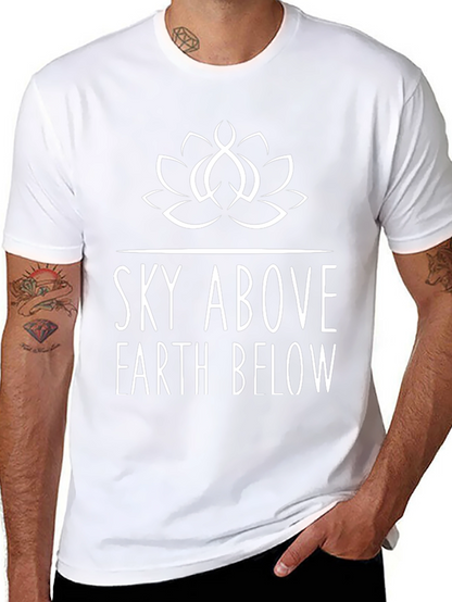Sky Above Earth Below Graphic Tee - Black