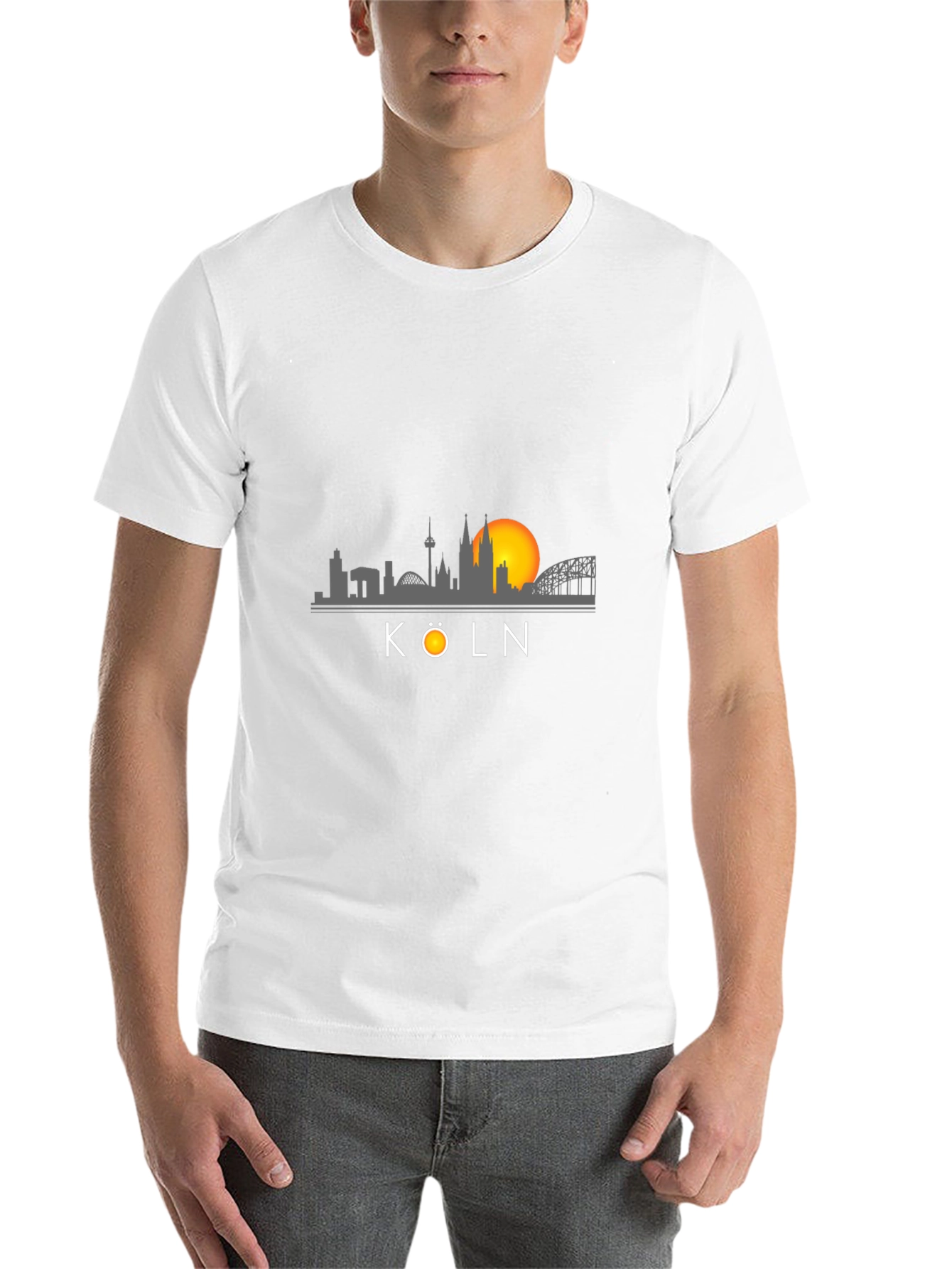 Cologne Skyline T-Shirt - City Silhouette Tee