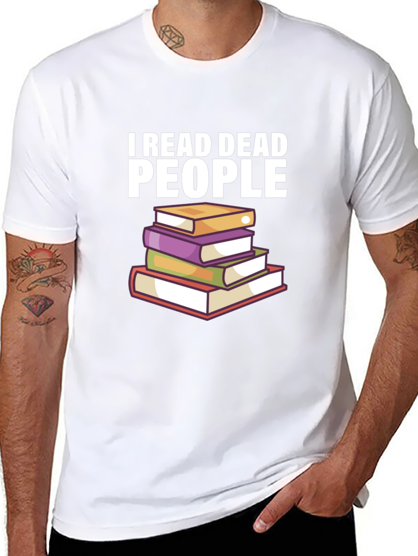 I Read Dead People Graphic Tee