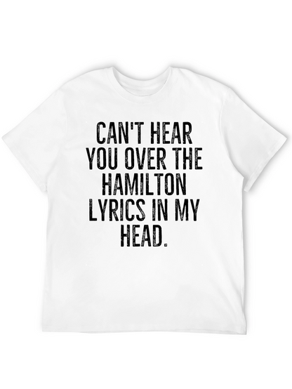 Hamilton Lyrics Tee - Black T-Shirt