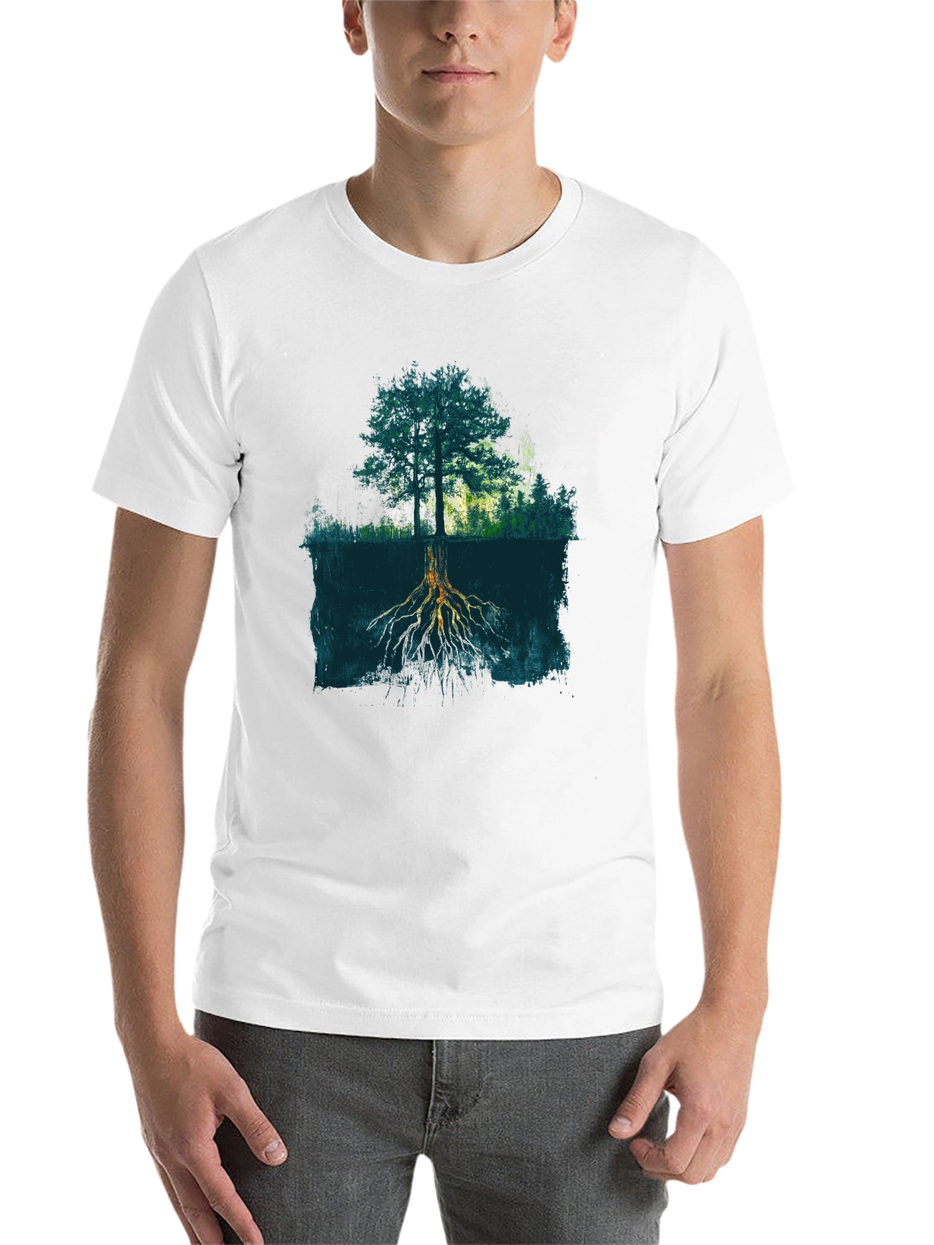 Nature Roots T-Shirt - Tree Graphic Tee