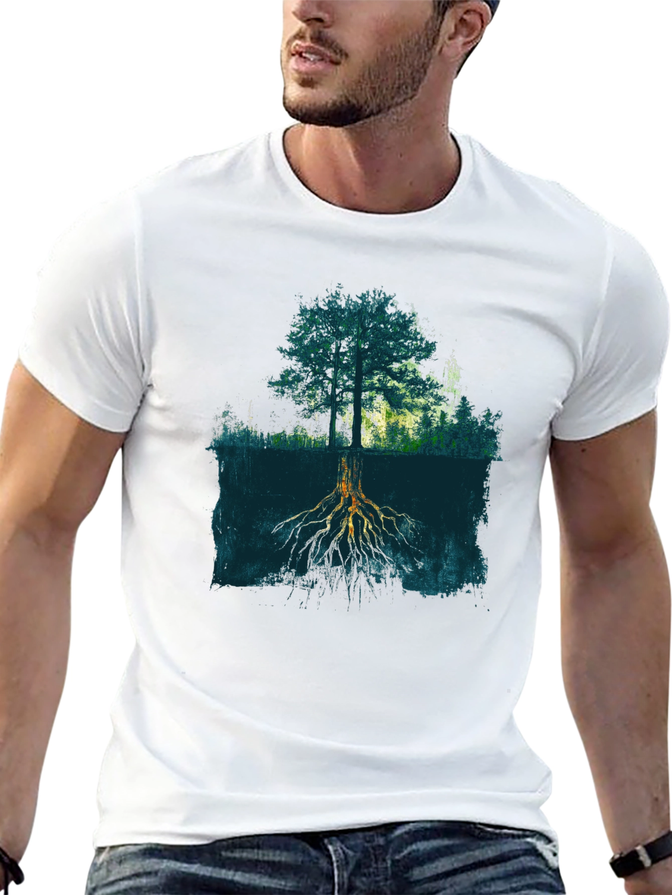 Nature Roots T-Shirt - Tree Graphic Tee