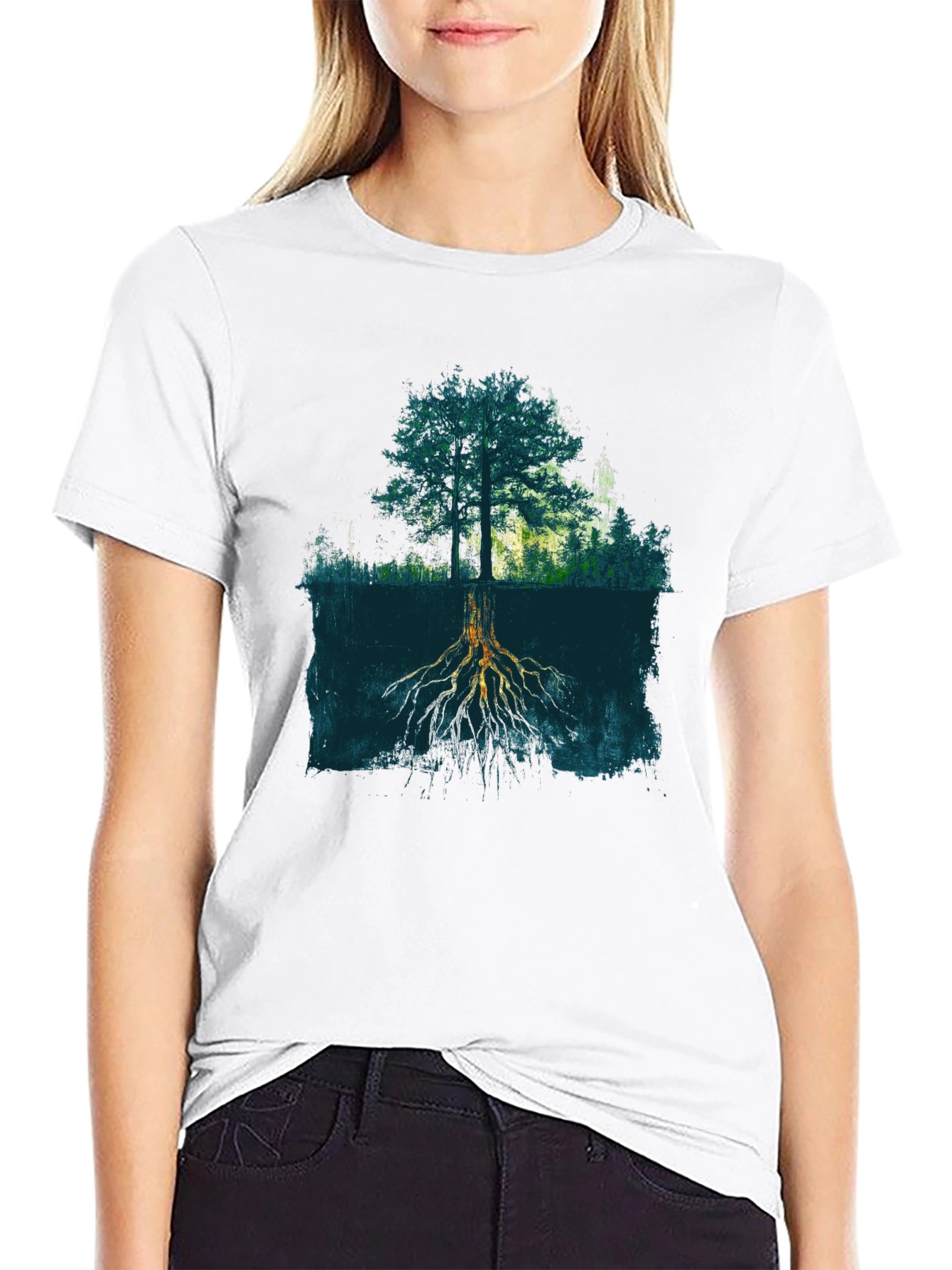 Nature Roots T-Shirt - Tree Graphic Tee