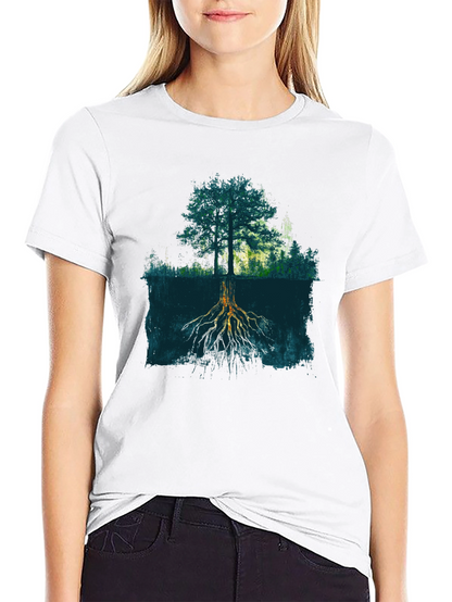 Nature Roots T-Shirt - Tree Graphic Tee