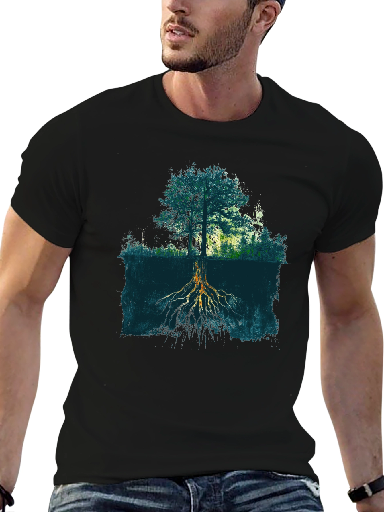 Nature Roots T-Shirt - Tree Graphic Tee