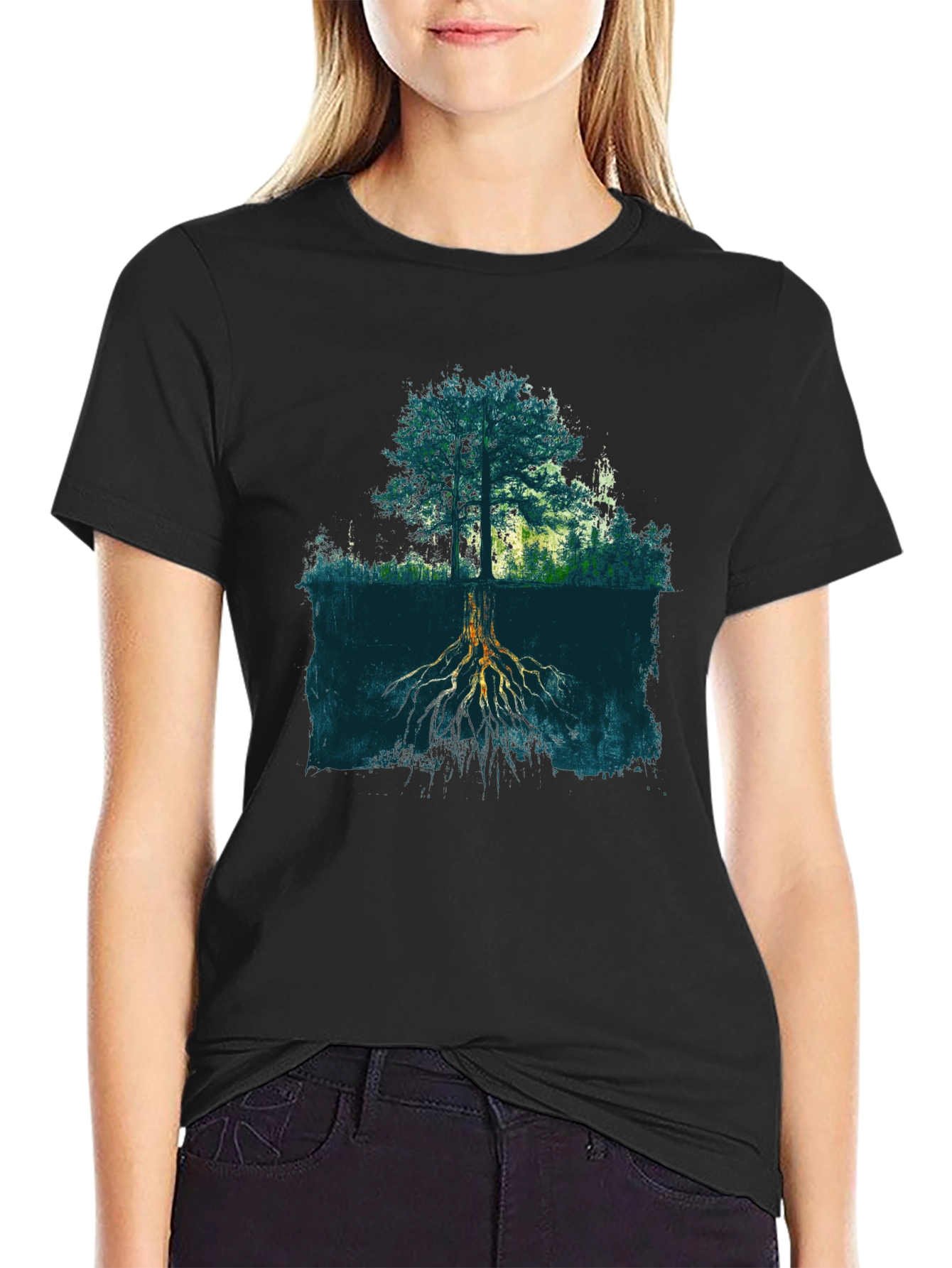 Nature Roots T-Shirt - Tree Graphic Tee
