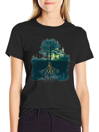 Nature Roots T-Shirt - Tree Graphic Tee