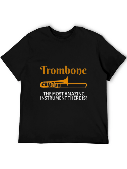 Trombone Instrument Tee - Amazing Music T-Shirt