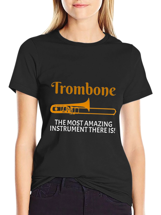 Trombone Instrument Tee - Amazing Music T-Shirt