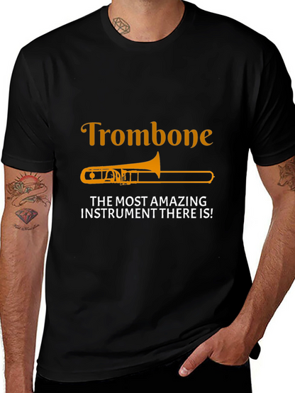 Trombone Instrument Tee - Amazing Music T-Shirt
