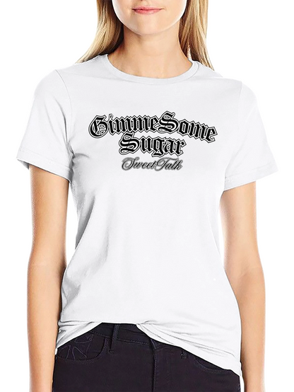 Gimme Some Sugar T-Shirt - Sweet Talk Black Tee