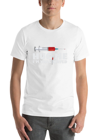 Hug Me Im Vaccinated Graphic T-Shirt