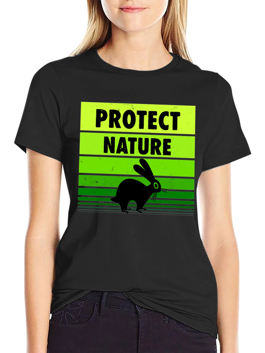 Protect Nature Rabbit T-Shirt
