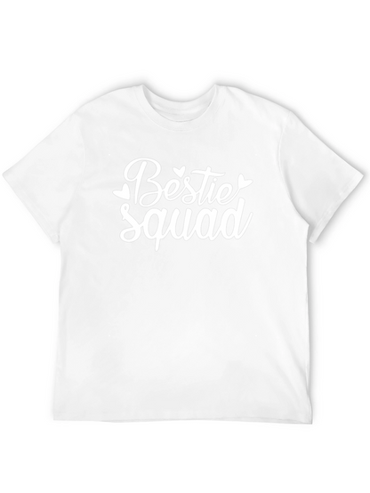 Bestie Squad Black Crew Neck T-Shirt