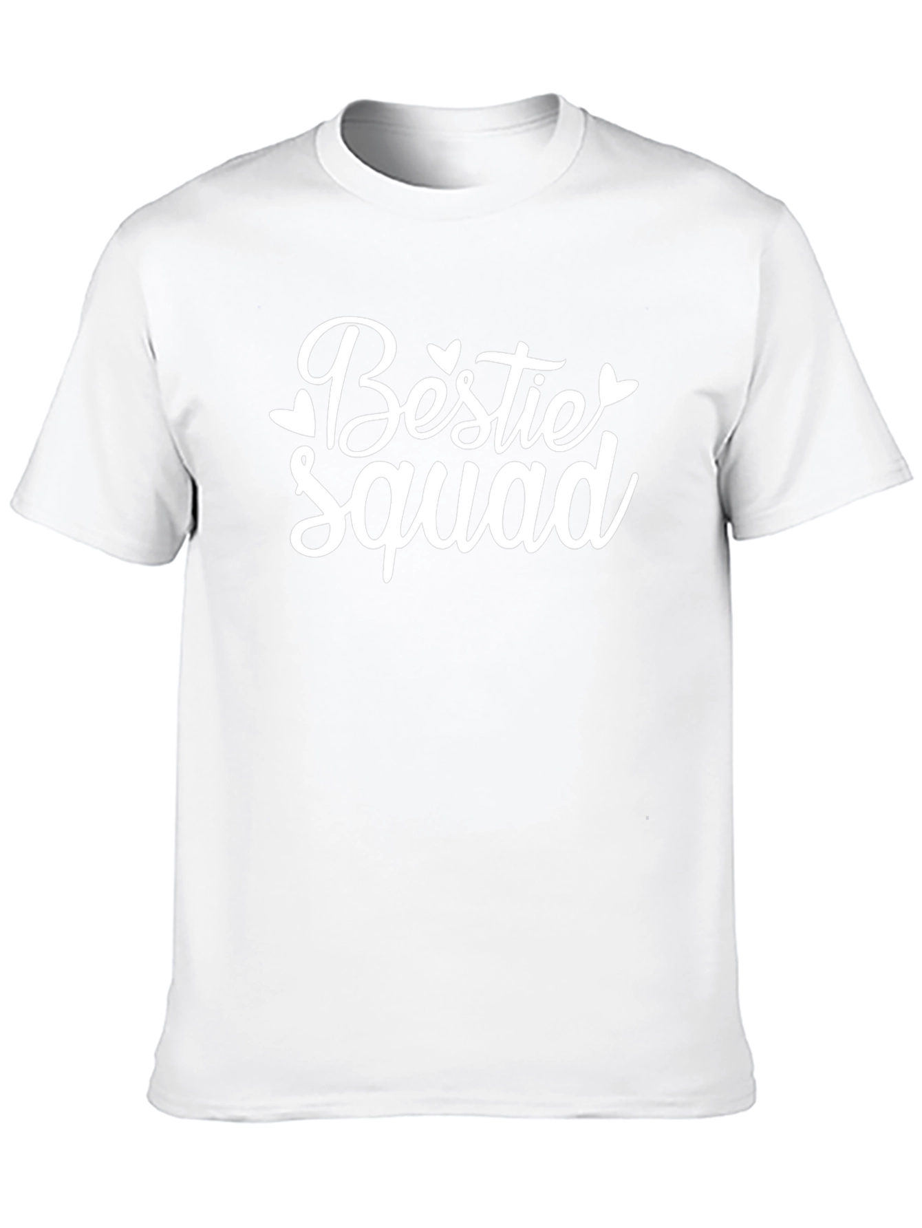 Bestie Squad Black Crew Neck T-Shirt