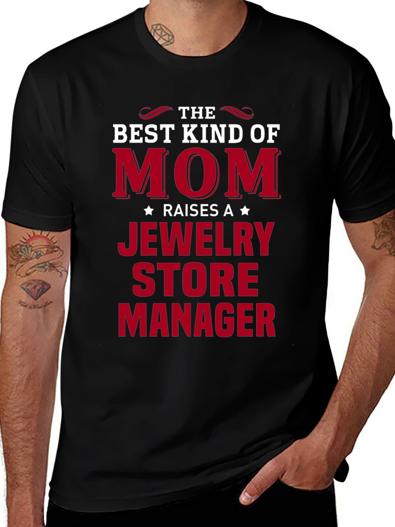 Mom Jewelry Store Manager Graphic T-Shirt