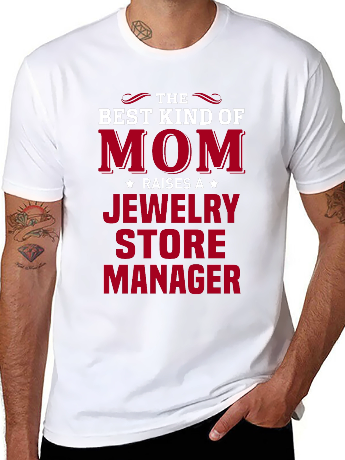 Mom Jewelry Store Manager Graphic T-Shirt