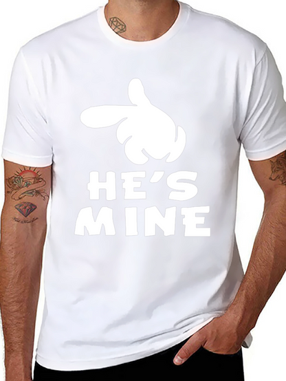 Hes Mine Matching Couple T-Shirt