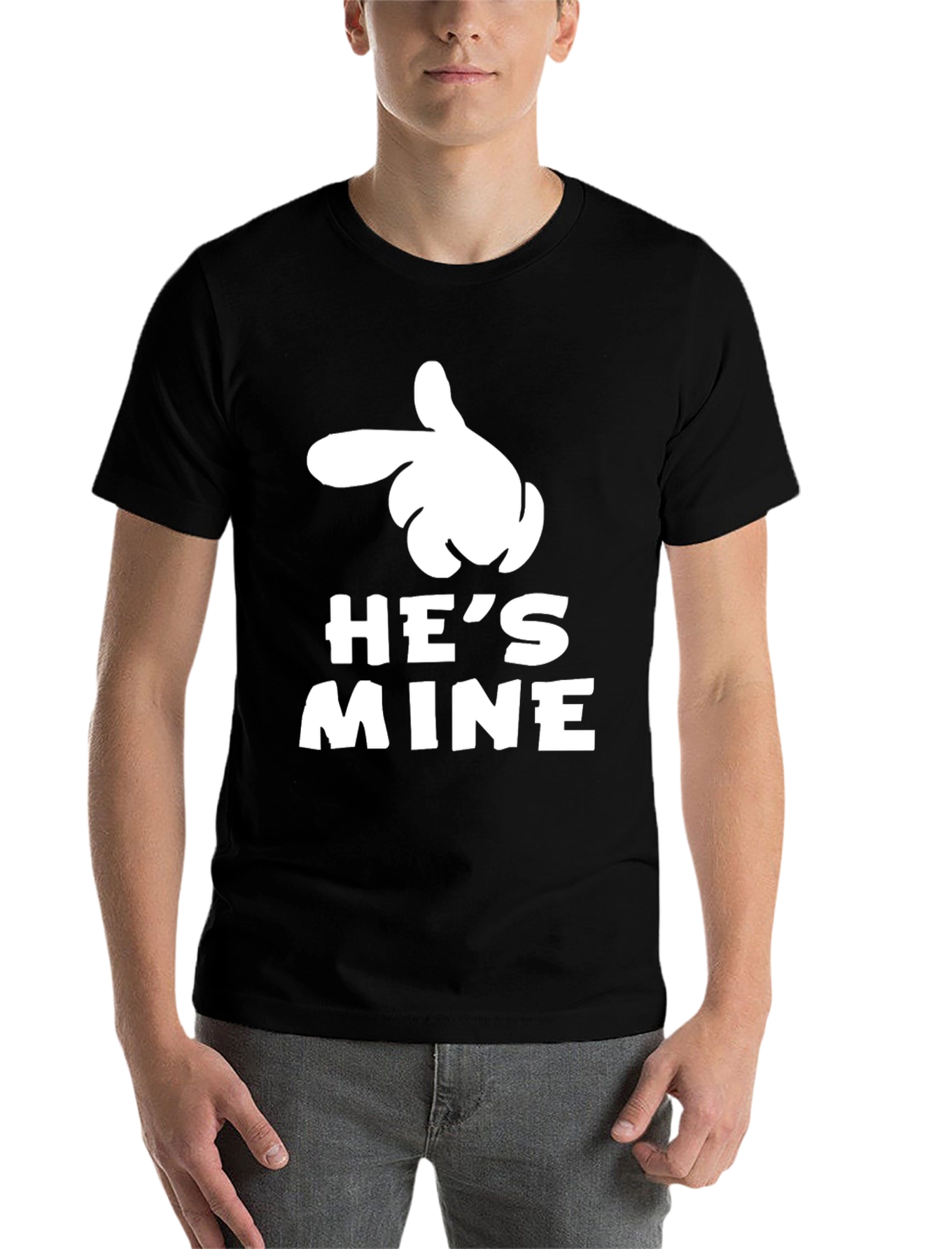 Hes Mine Matching Couple T-Shirt