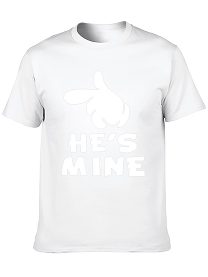 Hes Mine Matching Couple T-Shirt