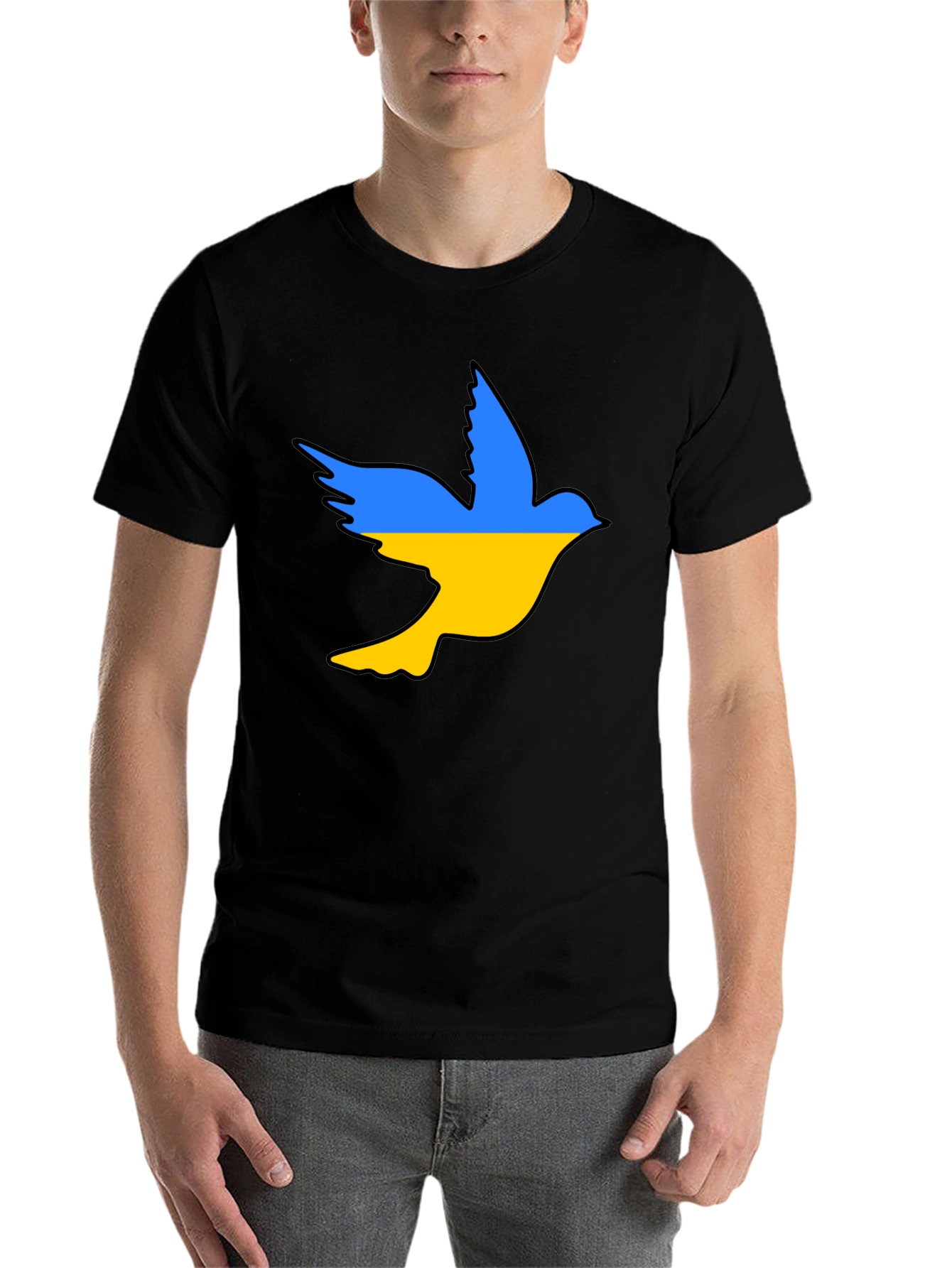 Ukraine Dove T-Shirt - Stand With Ukraine