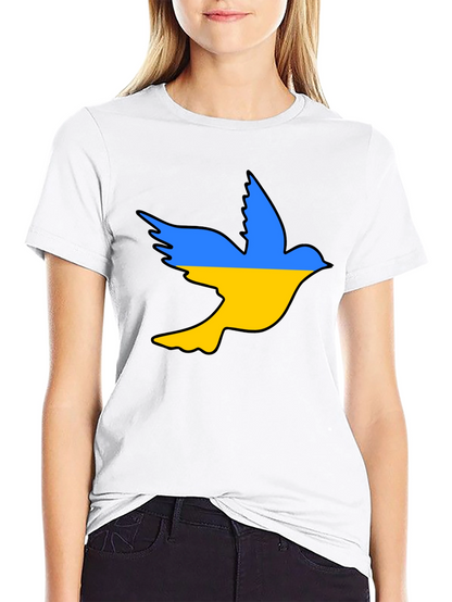 Ukraine Dove T-Shirt - Stand With Ukraine