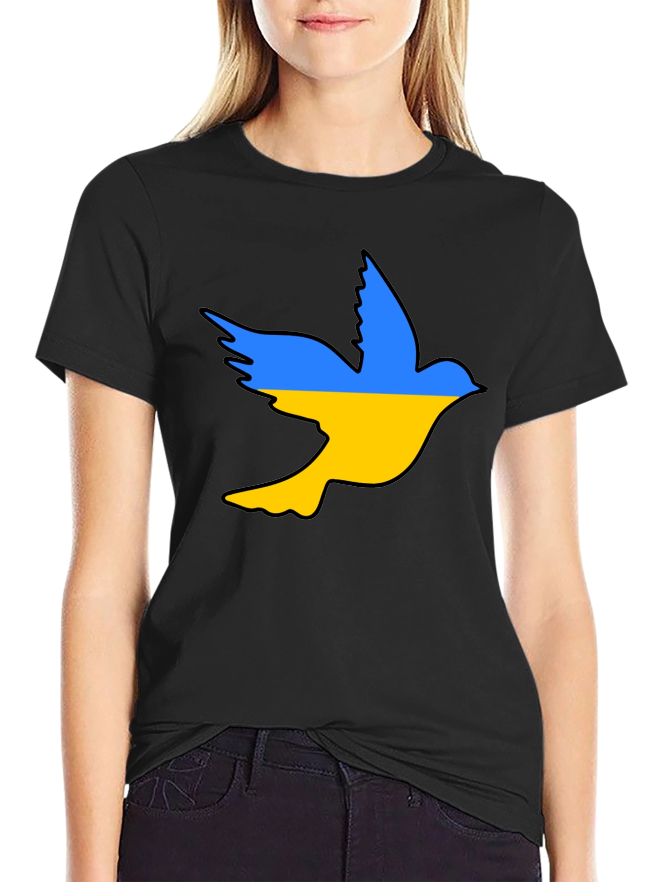 Ukraine Dove T-Shirt - Stand With Ukraine