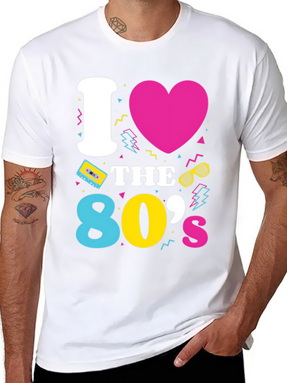 I Love the 80s T-Shirt Retro Design