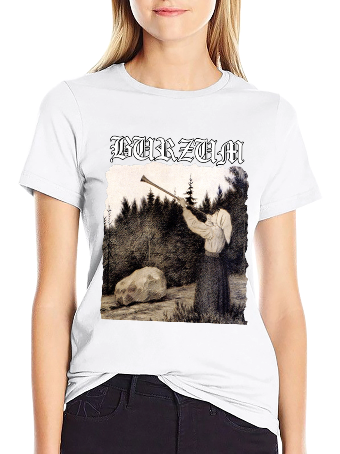 Burzum Filosofem T-Shirt - Black Metal Art