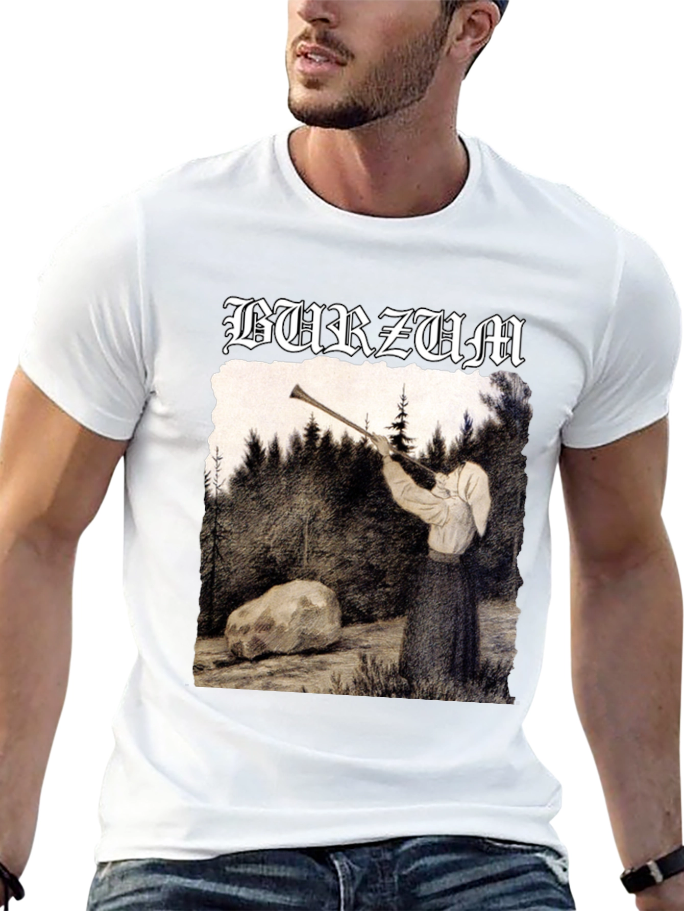 Burzum Filosofem T-Shirt - Black Metal Art