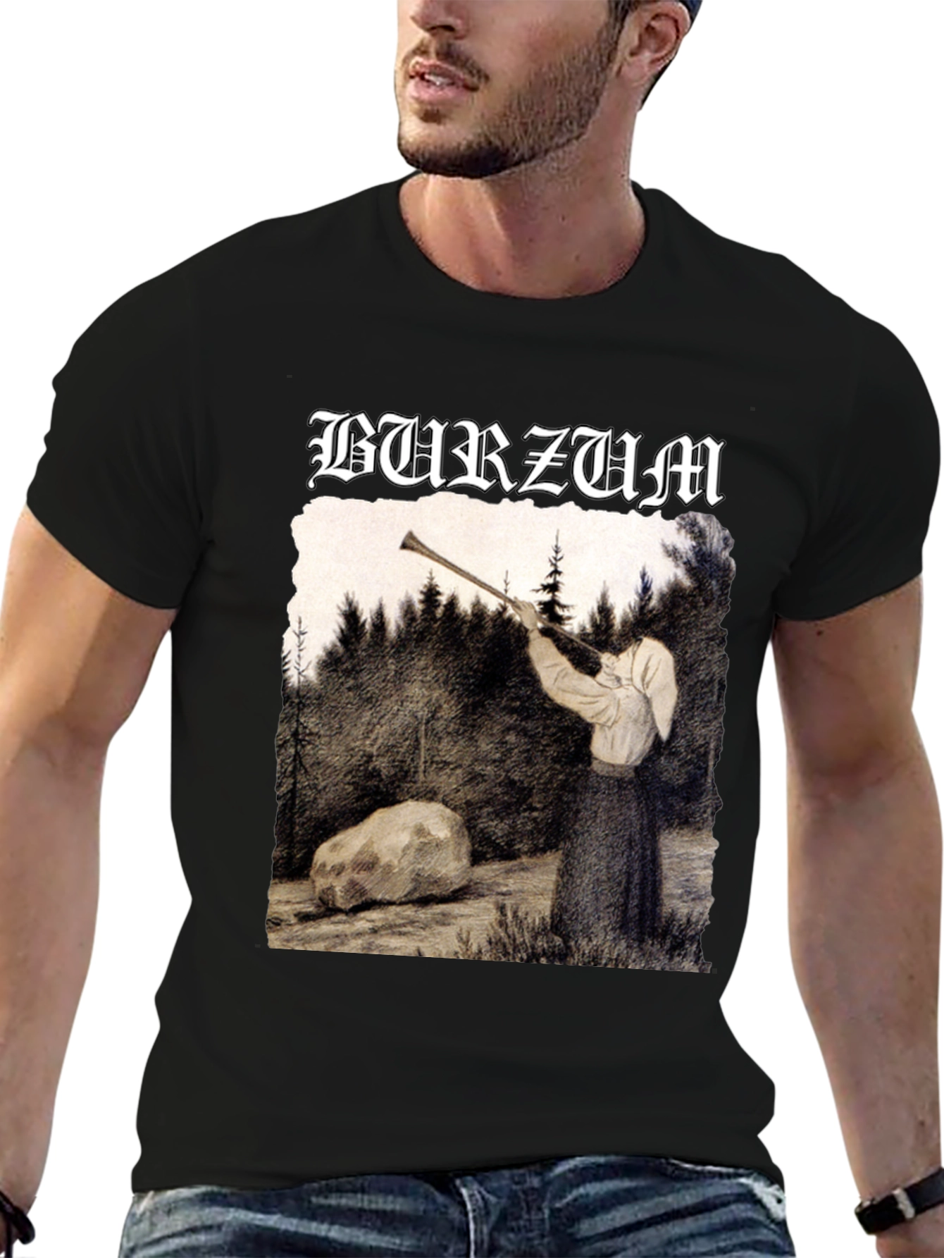 Burzum Filosofem T-Shirt - Black Metal Art