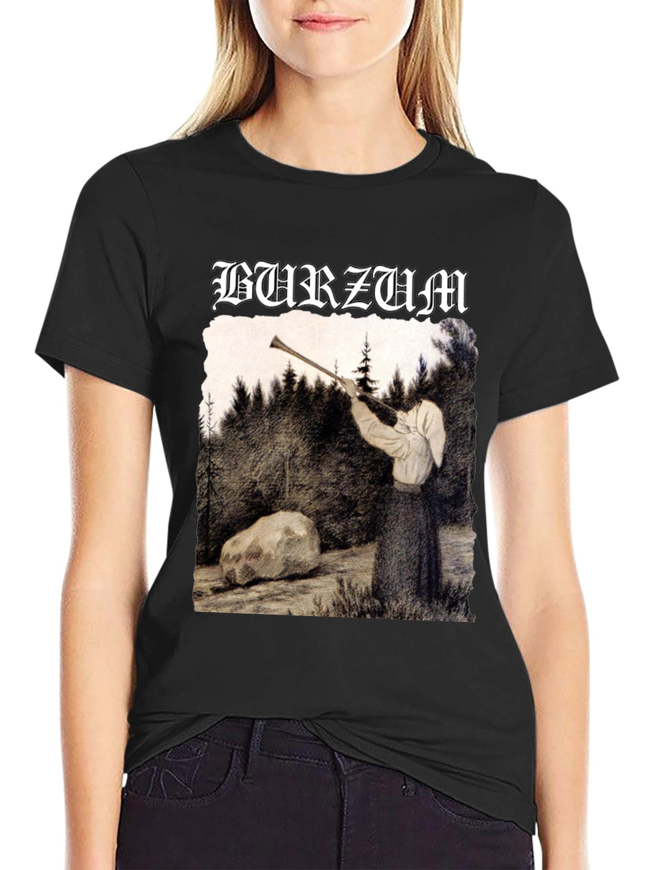 Burzum Filosofem T-Shirt - Black Metal Art