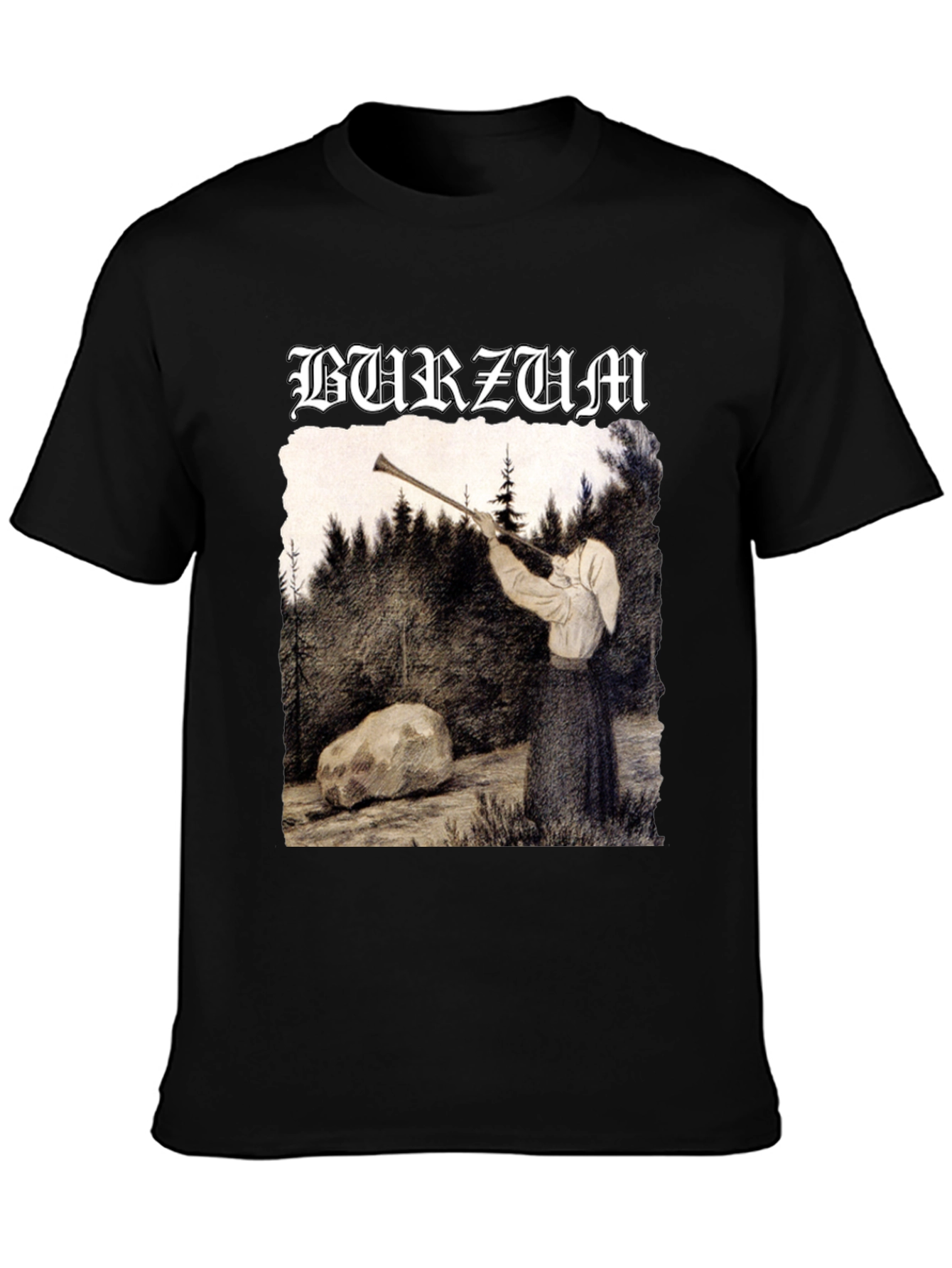 Burzum Filosofem T-Shirt - Black Metal Art