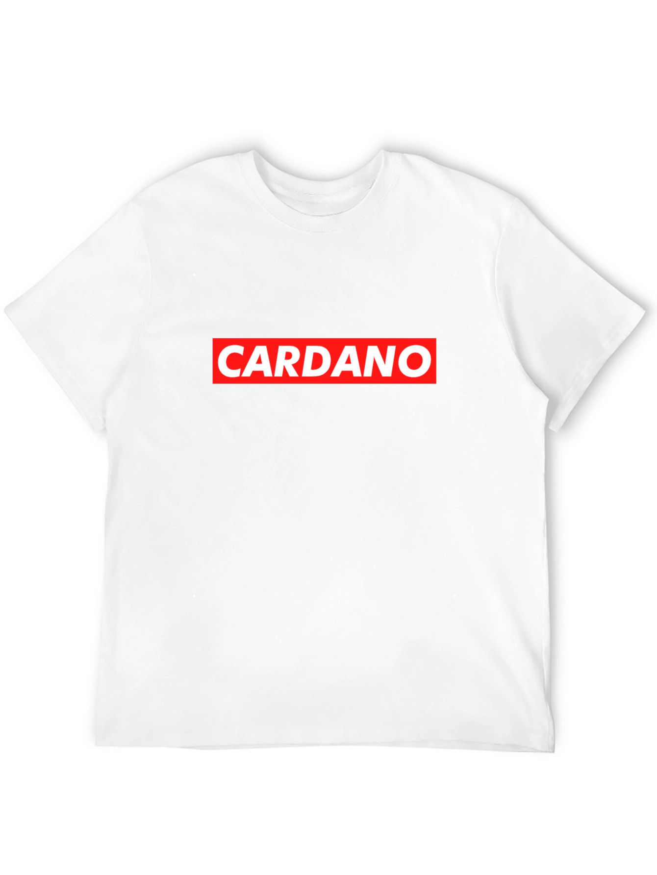 Cardano Red Box Logo Black T-Shirt