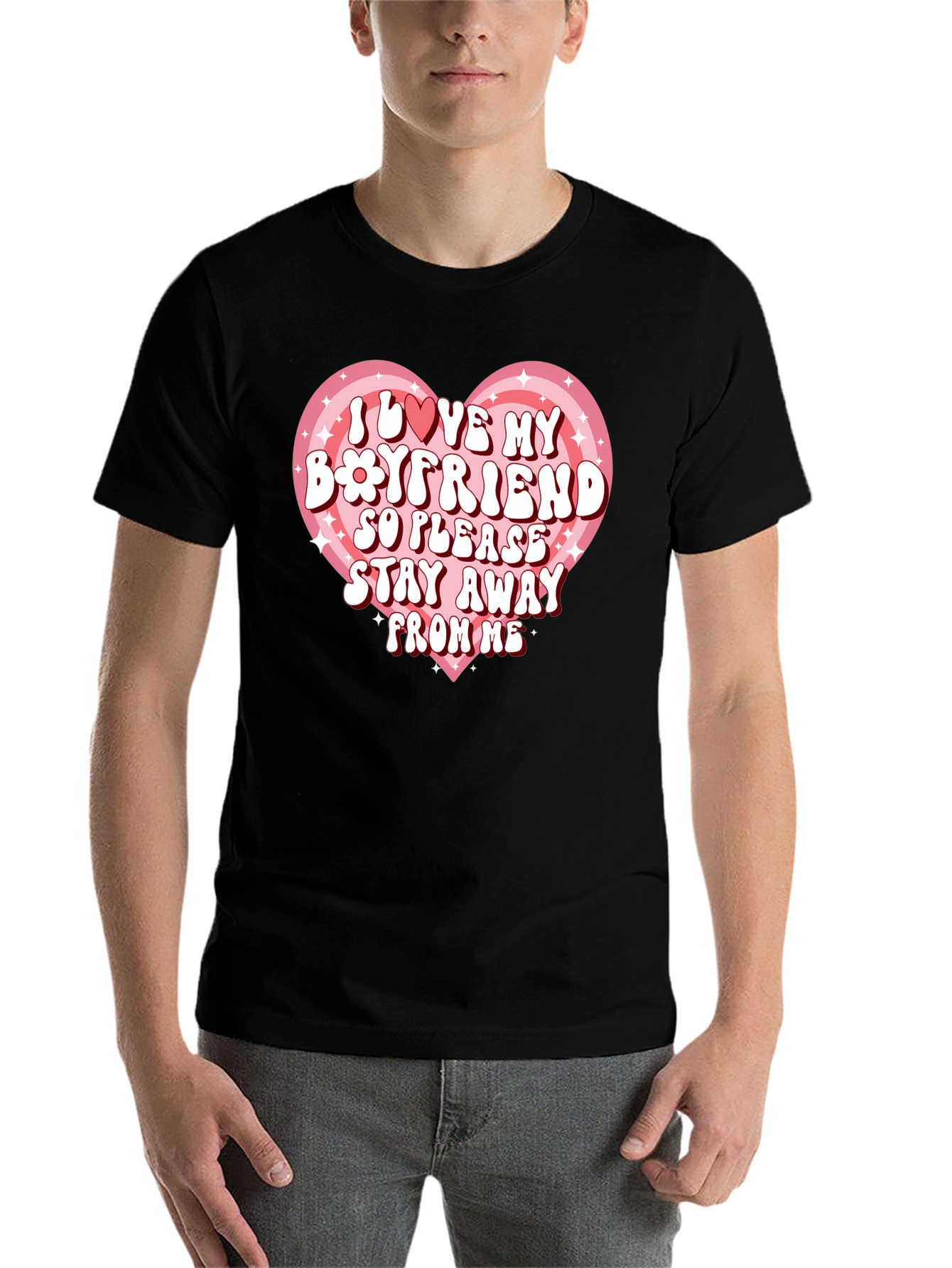 I Love My Boyfriend Graphic Tee